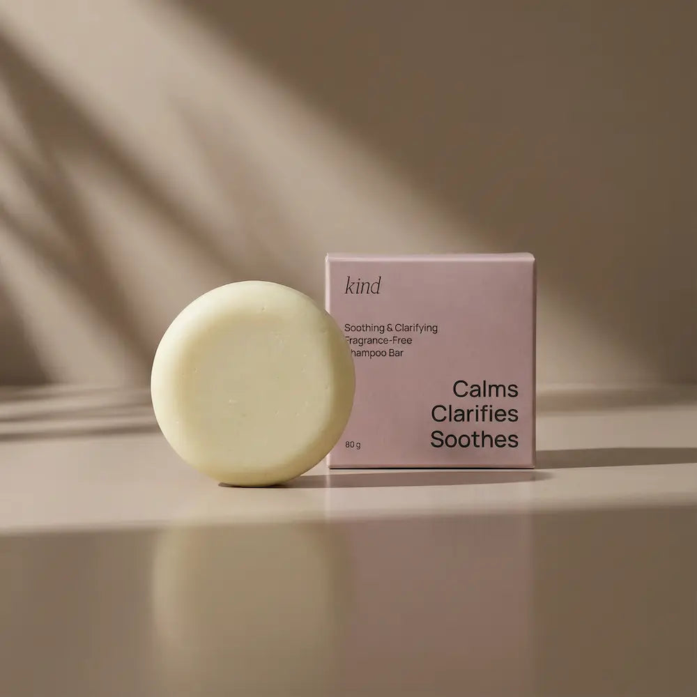 Soothing & Clarifying Fragrance-Free Solid Shampoo Bar